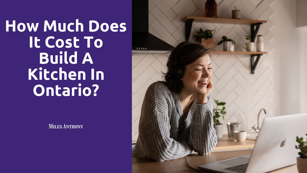 How much does it cost to build a kitchen in Ontario?
