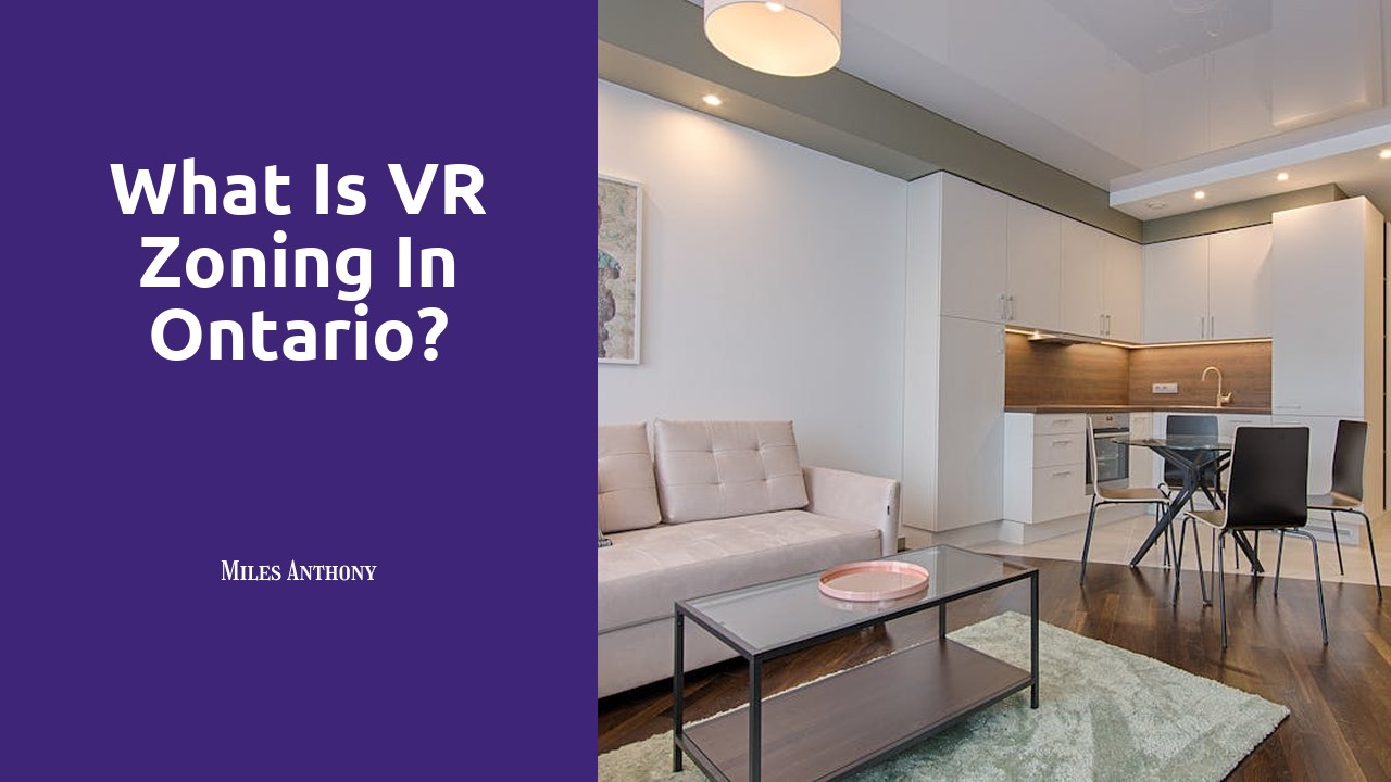 What is VR zoning in Ontario?